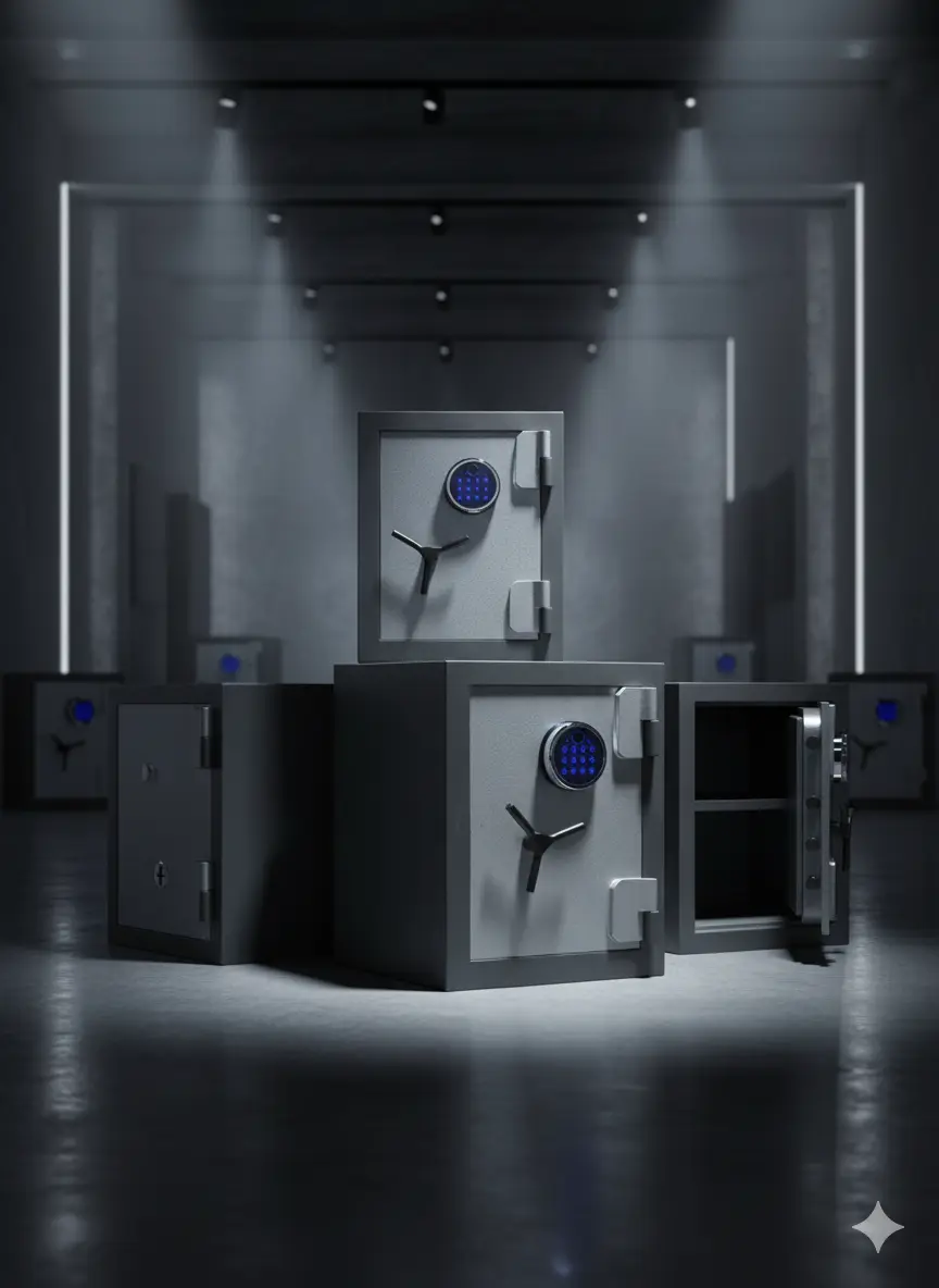 Digital keypad lock for security safes