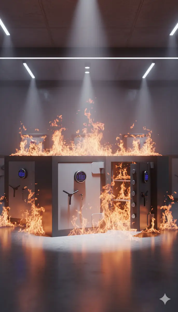 Fireproof document safe for home and office
