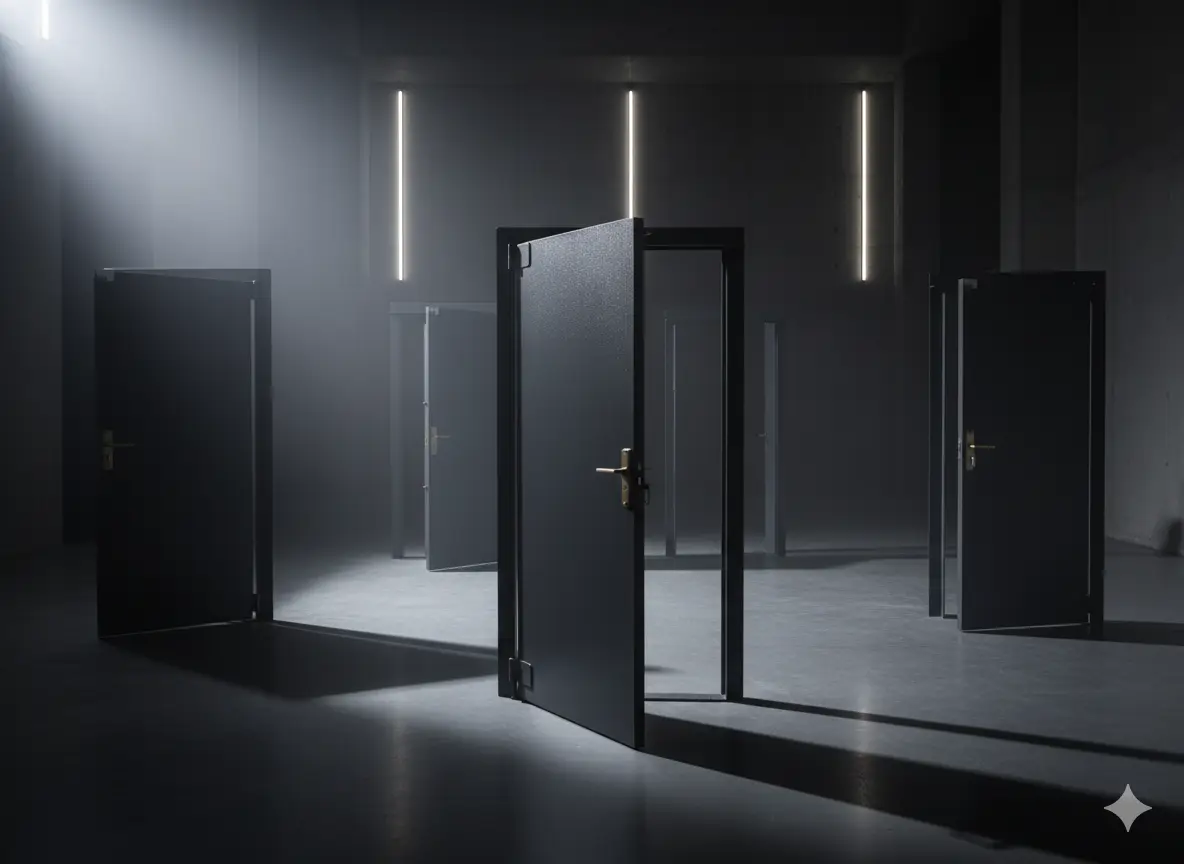 Bank strongroom vault door manufactured in Zimbabwe